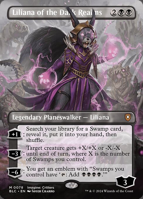 Liliana of the Dark Realms (Borderless)