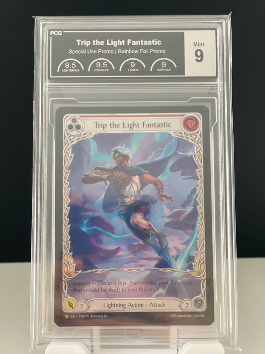 PCG 9 Graded - Trip the Light Fantastic - Rainbow Foil Extended Art Promo